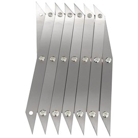 Woodworking Centre Finder 7-Point Tool Precision Measurement & Marking with Equal Distance Divider – Durable Chrome Steel Gauge for Accurate Carpentry Spacing