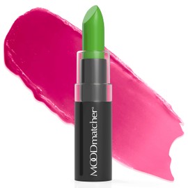 Fran Wilson MOODmatcher Original Color-Change Lipstick, GREEN - 12 HOUR Long Wear, Waterproof, Ultra-Hydrating and Moisturizing with Aloe & Vitamin E, Smudgeproof, Fadeproof & Kissproof, 0.12 Oz (3.5g)