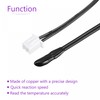 sourcing map 2 Pack 40 cm 20K NTC Thermistor Extruder
