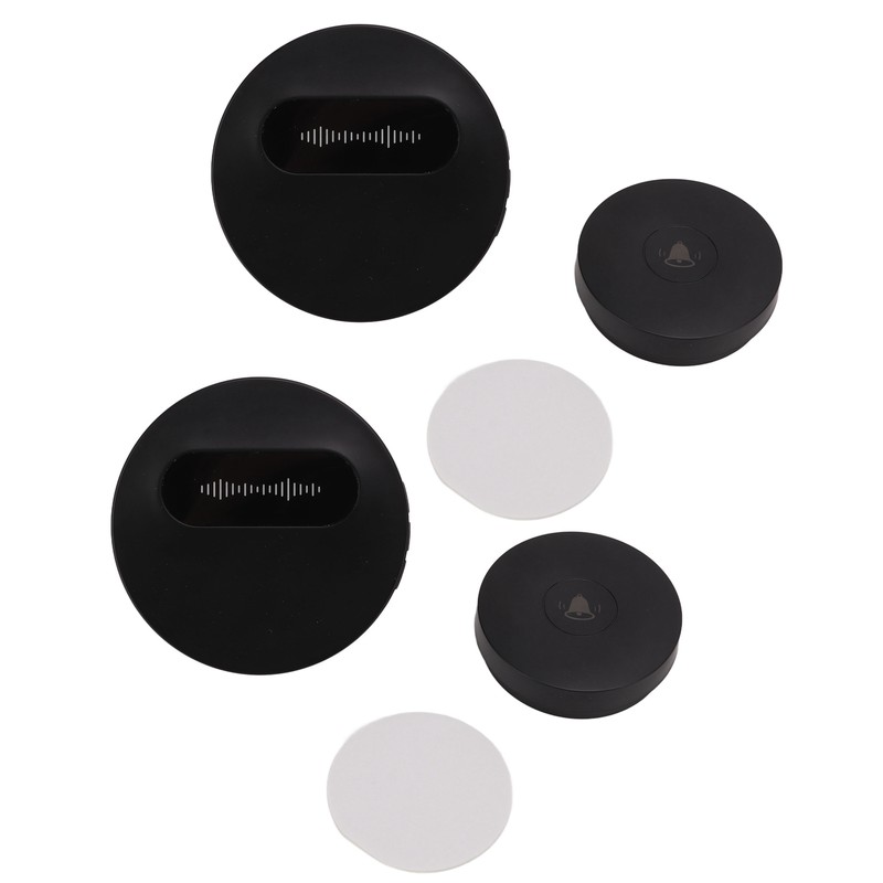 Self Generating Wireless Doorbell IP44 Waterproof 58 Ringtones 2 Transmitters