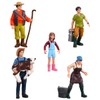 Toyvian Farmer Model Farm Mini People Figures Farm Farm Figure