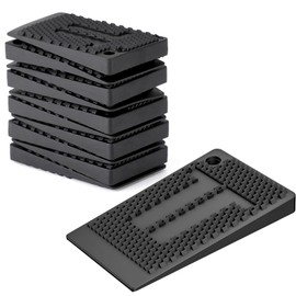 10 PCS Plastic Wedges, Levelling Feet Shims, Glazing Packers Spacers, Non-Slip Flexible Levelers Pads Rubber Feet for Furniture, Table feet, Chairs, Cabinets