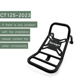Center Luggage Rack 2023 CT125 Center Rack Carrier Luggage for Honda CT125 Trail 125 Hunter Cub