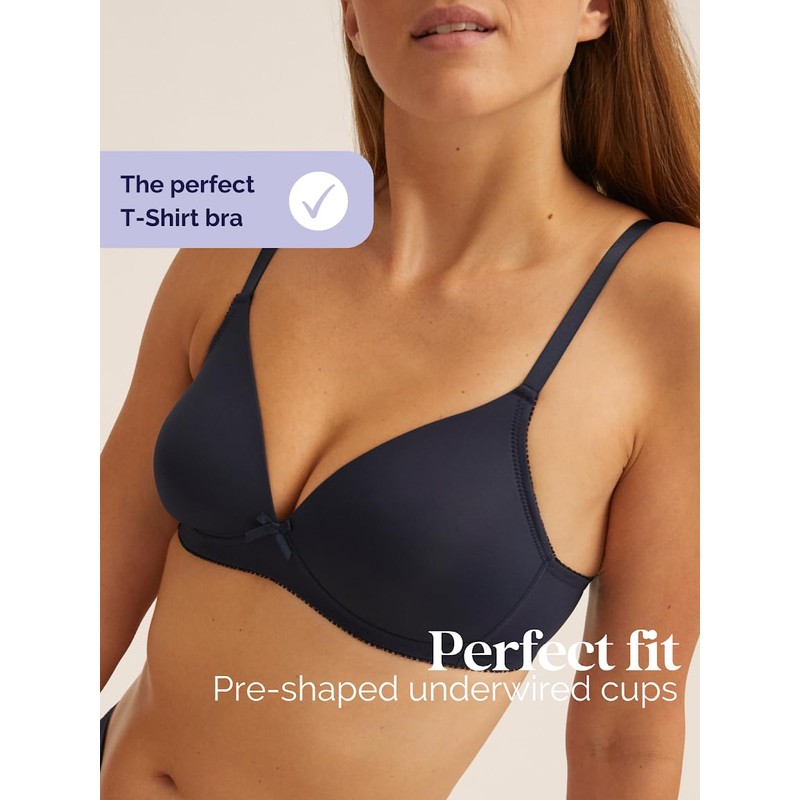 Naturana Cup Bra without Underwire 5166 - dark blue, size: