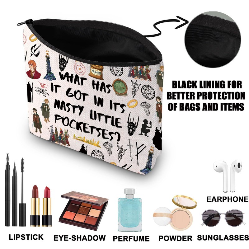 JNIAP Lord Rings Makeup Bag Baggins Gift What Has It