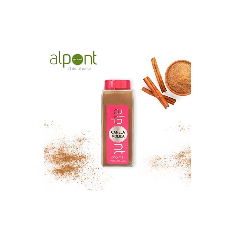 ALPONT GOURMET Canela Molida, 440 g
