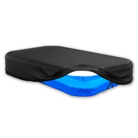 Rectangular Pool Cover for Inflatable Pool, 10.2x6.2x1.7ft 210D PU Water Proof Oxford Fabric Cover with Elastic Band & Buckle Loop