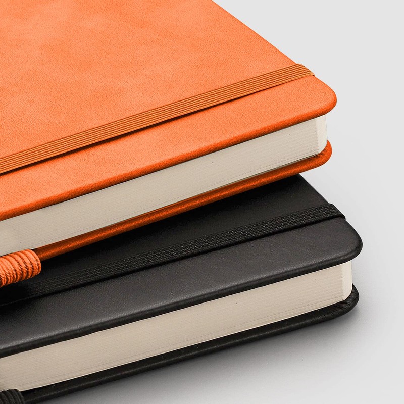 RETTACY Blank Notebook A5 Plain Notebook 2 Pack - 384