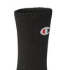 Champion Core 6PP Crew Calzini Sportivi, Unisex - Adulto, Nero,