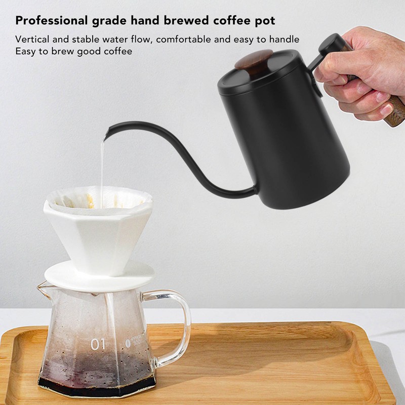 Pour Over Coffee Kettle 304 Stainless Steel Gooseneck Narrow Spout