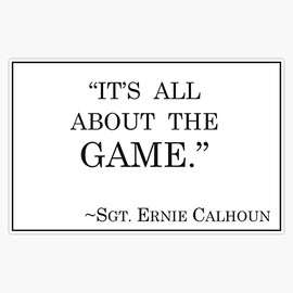 VGHS Calhoun's Motto Bumper Sticker Vinyl Decal 5 inches