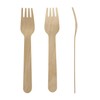 PrimeWare Heavy Weight Disposable Wooden Fork, Case of 1000