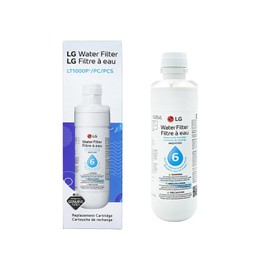 LG LT1000P - 6 Month / 200 Gallon Capacity Replacement Refrigerator Water Filter (NSF42, NSF53, and NSF401) ADQ74793501, ADQ75795105, AGF80300704, or AGF80300705 White