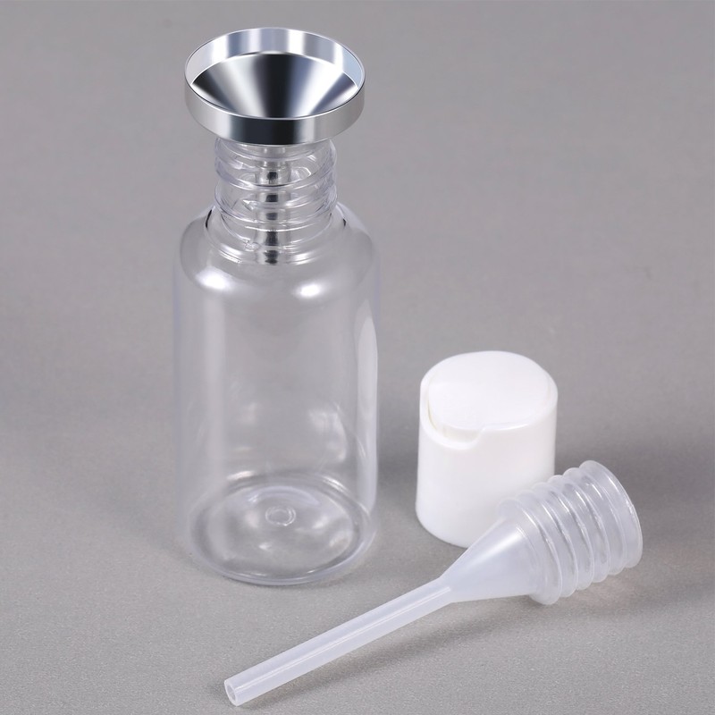 10 Pack Small Metal Funnels with 2 Pack Mini Pipette