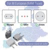 Bates- European Plug Adapter, 3 pc, Travel Adapter, US to