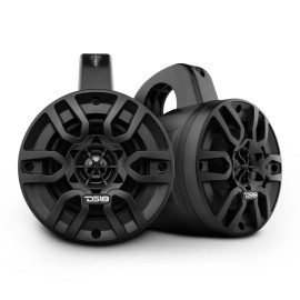 DS18 MP 4" Wakeboard Tower Speakers 50 W Rms (Pair) -Black