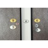 NanTun ABS Engraved 9cm x 5.5cm Oval Table Numbers Pubs