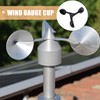 SUPVOX Aluminium Alloy Anemometer Wind Cups - Black, 6.69 Inch