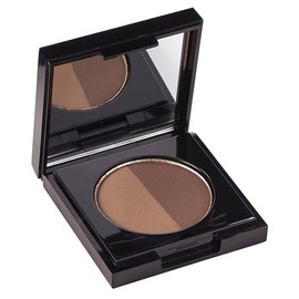 Arches & Halos Duo Luxury Brow Powder - Two-for-One Versatile Compact Powder - Get Full, Defined Brows - Vegan and Cruelty Free Makeup - Neutral Brown - 2.5 g
