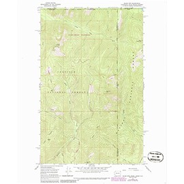 YellowMaps Salmo MTN WA topo map, 1:24000 Scale, 7.5 X 7.5 Minute, Historical, 1967, Updated 1986, 26.9 x 22 in - Paper