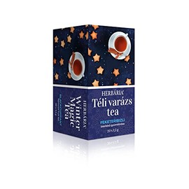 Blackcurrant 100% Natural Fruit Herbal Flavoured Seasonal Tea with Hibiscus Flower, Blackberry Leaf, Chokeberry Aronia, Rosehip