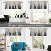 HDESDIS 1 Panel White Birch Tree Valances for Windows, Forest