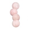 4Pcs Rose Quartz Crystal Balls 0.8in Diameter Clear Negative Energy