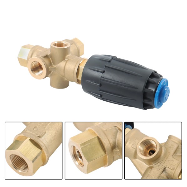 waltvotur AR Unloader Valve 3/8" FNPT For Pressure Washer Pumps