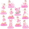 Ballerina Honeycomb Centerpieces Ballet Dancer Table Centerpieces Ballerina Birthday Party