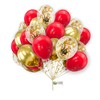 Red Gold Balloons pack of 30 Gold Birthday Balloons 10