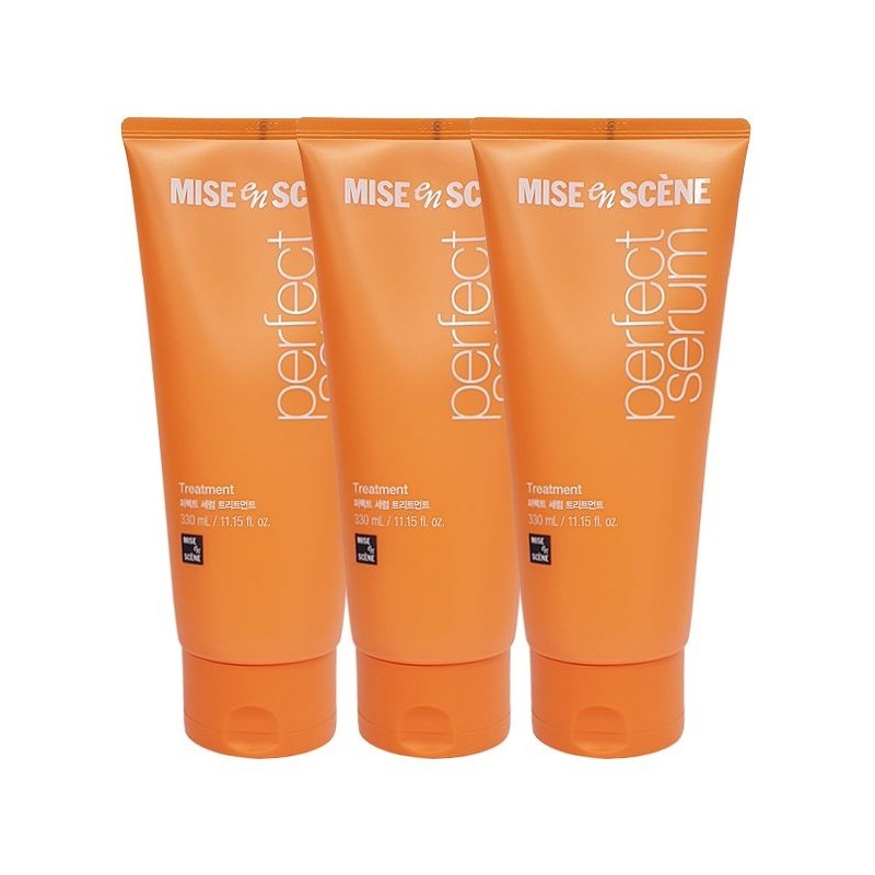 Mise-en-scène Perfect Serum Treatment 330ml x3 / 미쟝센 퍼펙트 세럼