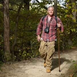 Hiking Walking Trekking Stick - Handcrafted Wooden Walking & Hiking Stick - Made in the USA by Brazos - Twisted Oak - Brown - 58 inches