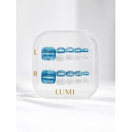 Blue Mist Stone Pedi - Long / Blue Mist Stone Pedi - 롱