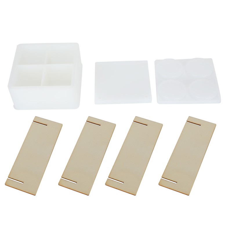 Square Mold DIY Crystal Epoxy Mould Silicone Parts Mirror Surface