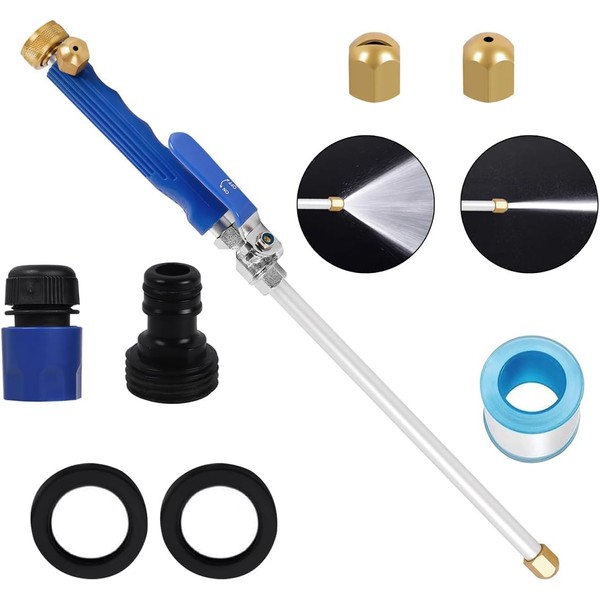 Jet Nozzle Power Washer for Garden，Upgraded High Pressure Washer Tools