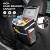 WELKIN Car Trash Can with Lid, Waterproof & Leakproof Bin,