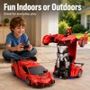 2.4GHz RC Transforming Car Robot Toy – One-Button Deformation Racing