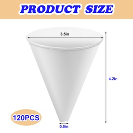 Unifizz 120Pcs Disposable Engine Oil Paper Funnels for Motor Oil- Automotive Car Fuel Funnels Dispenser for Water, Engine Oil, Gas, Coolant