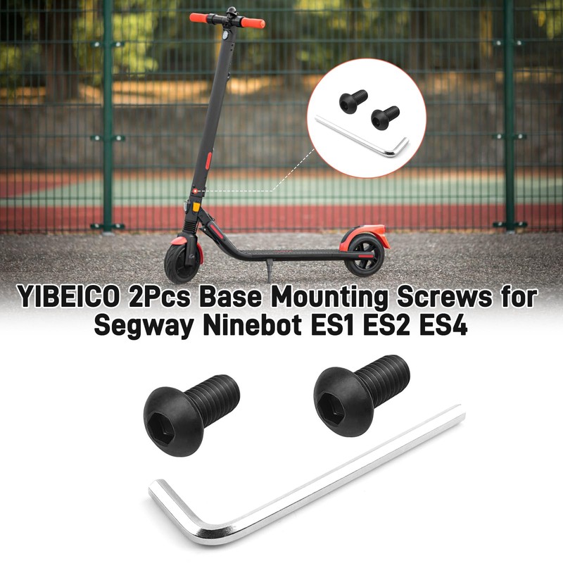 YIBEICO 2Pcs Base Mounting Screws for Segway Ninebot ES1 ES2