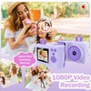 Kids Camera Instant Print,1080P Kids Instant Toddler Camera for Kids