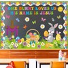 Pasimy Easter Bulletin Board Decorations Set Christian Easter Classroom Decorations