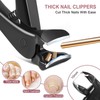 Ergonomic Nail Clippers for Men, Long Handled Toenail Clippers for