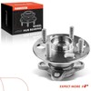 A-Premium Rear Wheel Bearing and Hub Assembly with 4-Lug Compatible