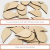 ARTIBETTER 200pcs Raindrops Wood Chips Wooden Ornaments for Crafts Crafting