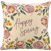 Primitives by Kathy 112506 Happy Spring Pillow, 14-inch Square, Cotton