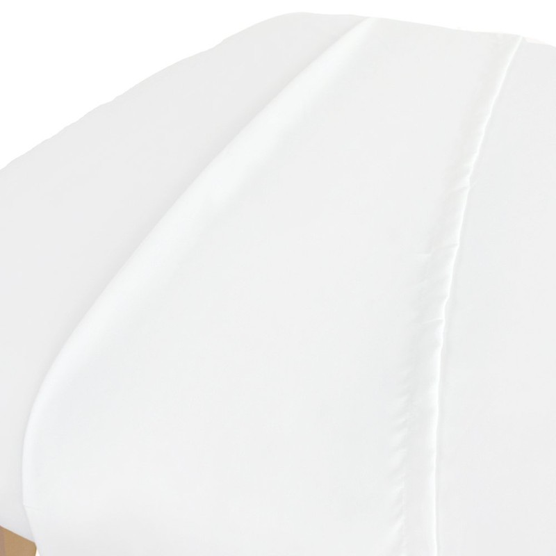 ForPro Professional Collection Premium Microfiber Flat Sheet, Ultra-Light, Stain and