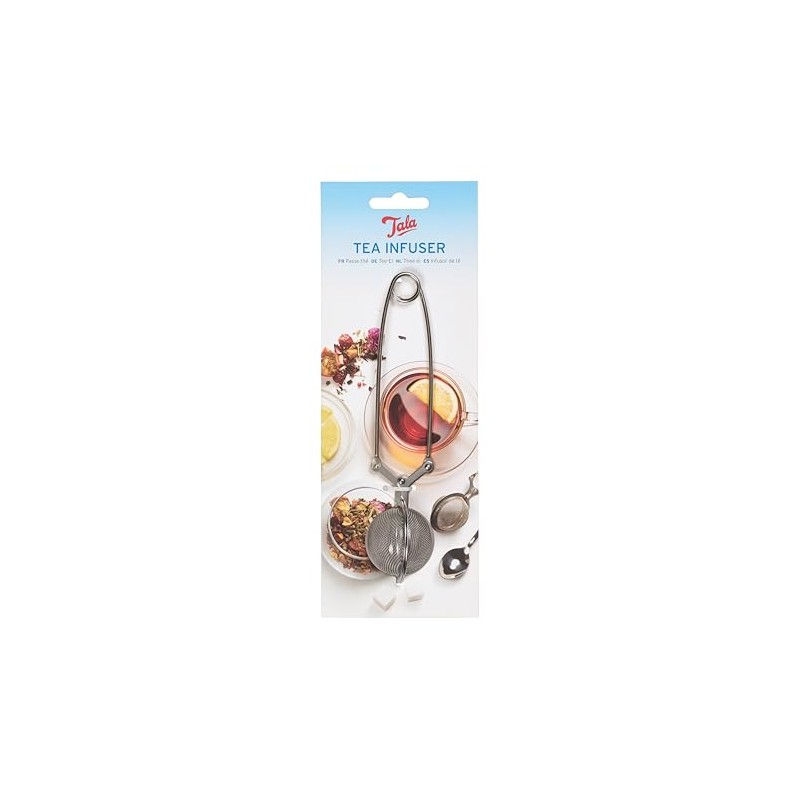 Tala Stainless Steel Ball Tea Strainer with Handle, Perfect for