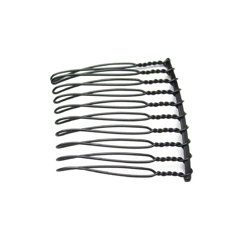 [Made in Japan] Comb 10 Pairs Set of 10 * Black