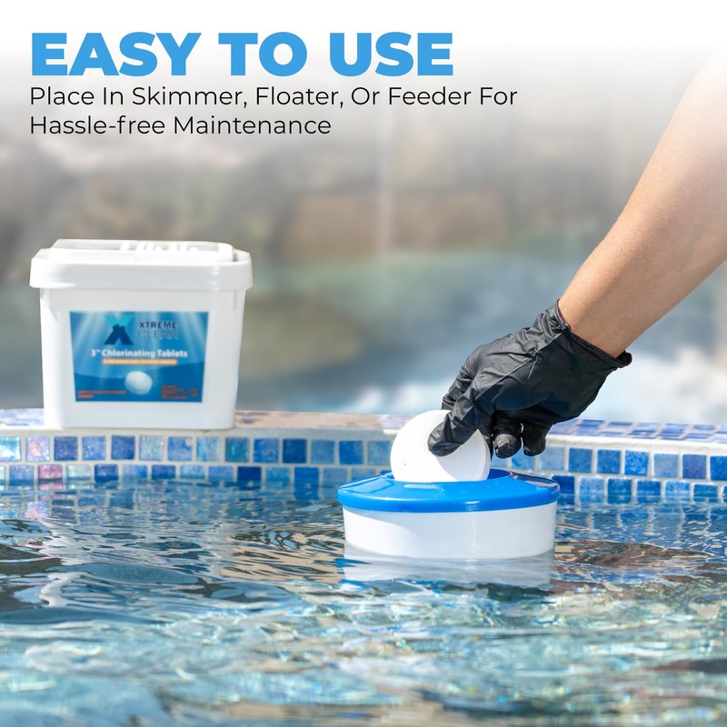 Xtremeclear 2-Pack Bundle 3" Swimming Pool Chlorine Tablets | 99%