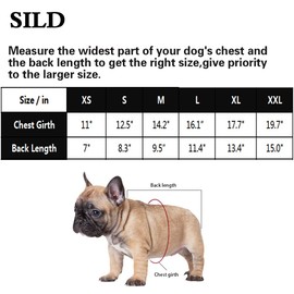 SILD Pet Clothes Dog Jeans Jacket Puppy Cat Clothes Dog Hoodies Cool Coat Dog Clothes for Small Medium Dogs (Blue Red XL)